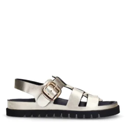 Gouden leren sandalen