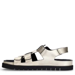 Gouden leren sandalen