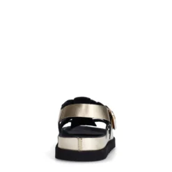 Gouden leren sandalen