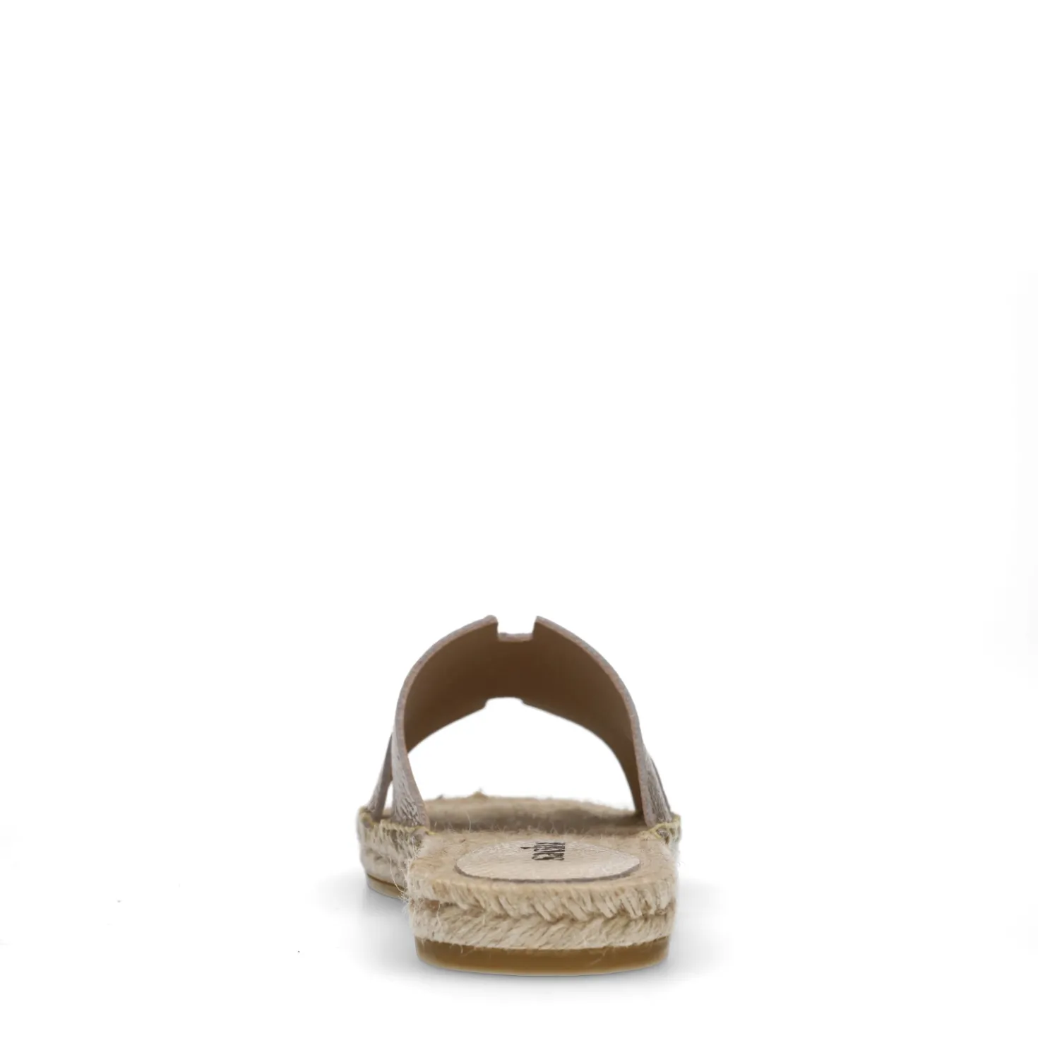 Gouden leren slippers
