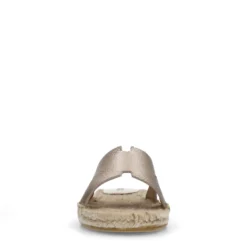 Gouden leren slippers