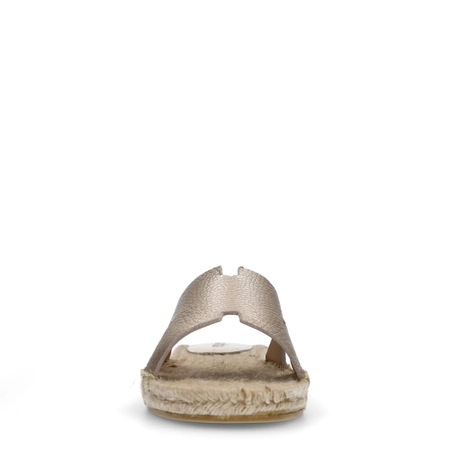 Gouden leren slippers