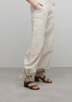 Groene lakleren sandalen met hak