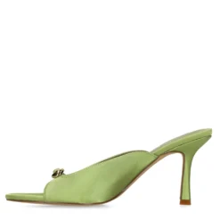 Groene muiltjes met gesp