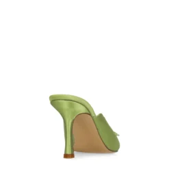 Groene muiltjes met gesp