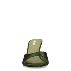 Groene muiltjes met hak