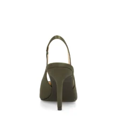 Groene slingback pumps