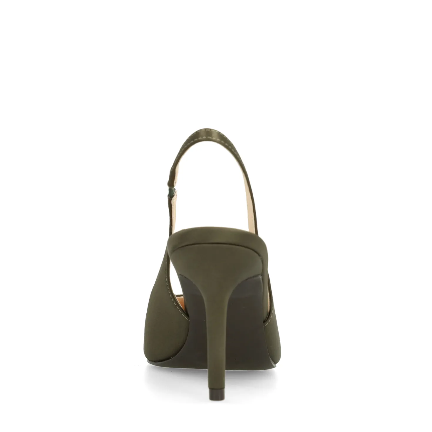 Groene slingback pumps