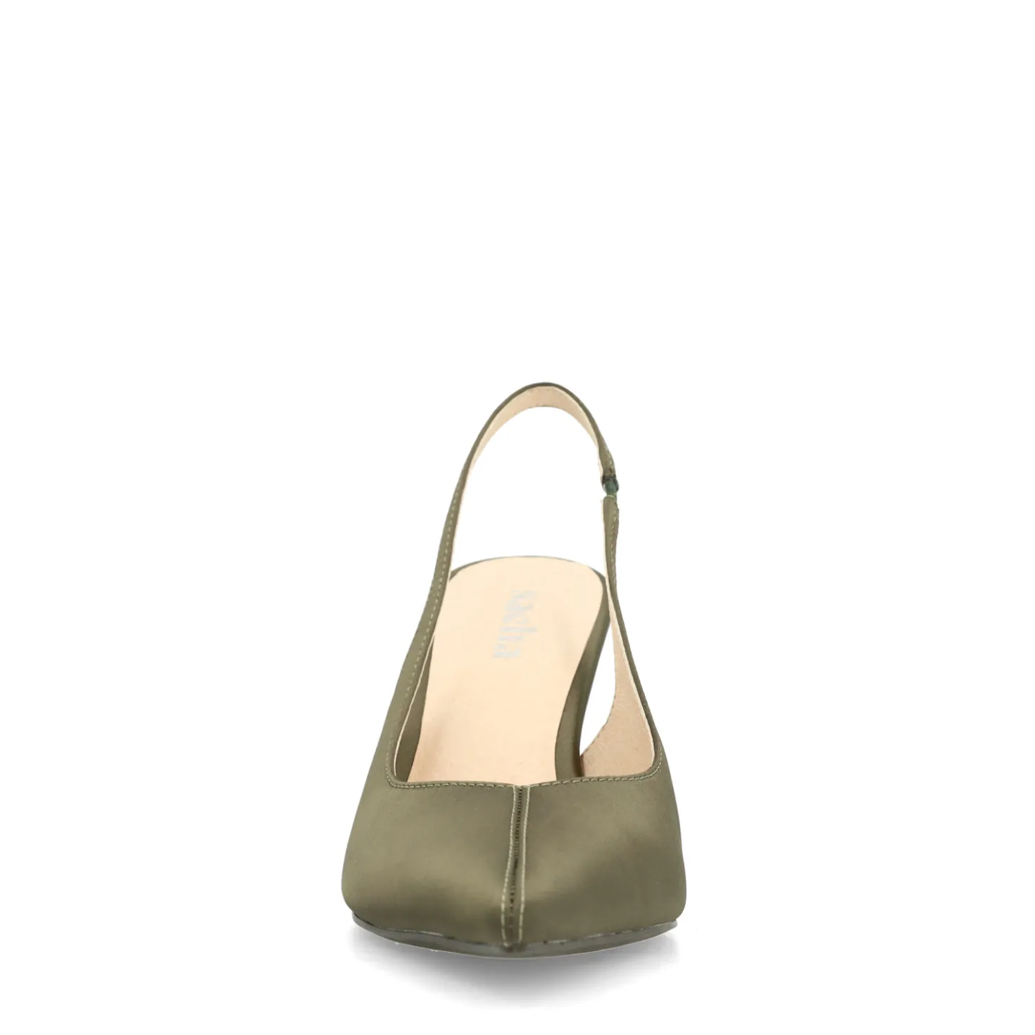 Groene slingback pumps