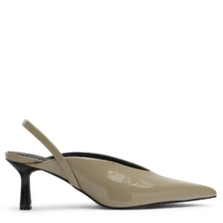Groene slingbacks