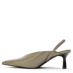 Groene slingbacks