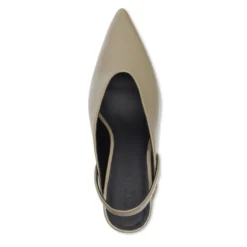 Groene slingbacks