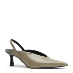 Groene slingbacks