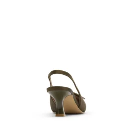 Groene slingbacks