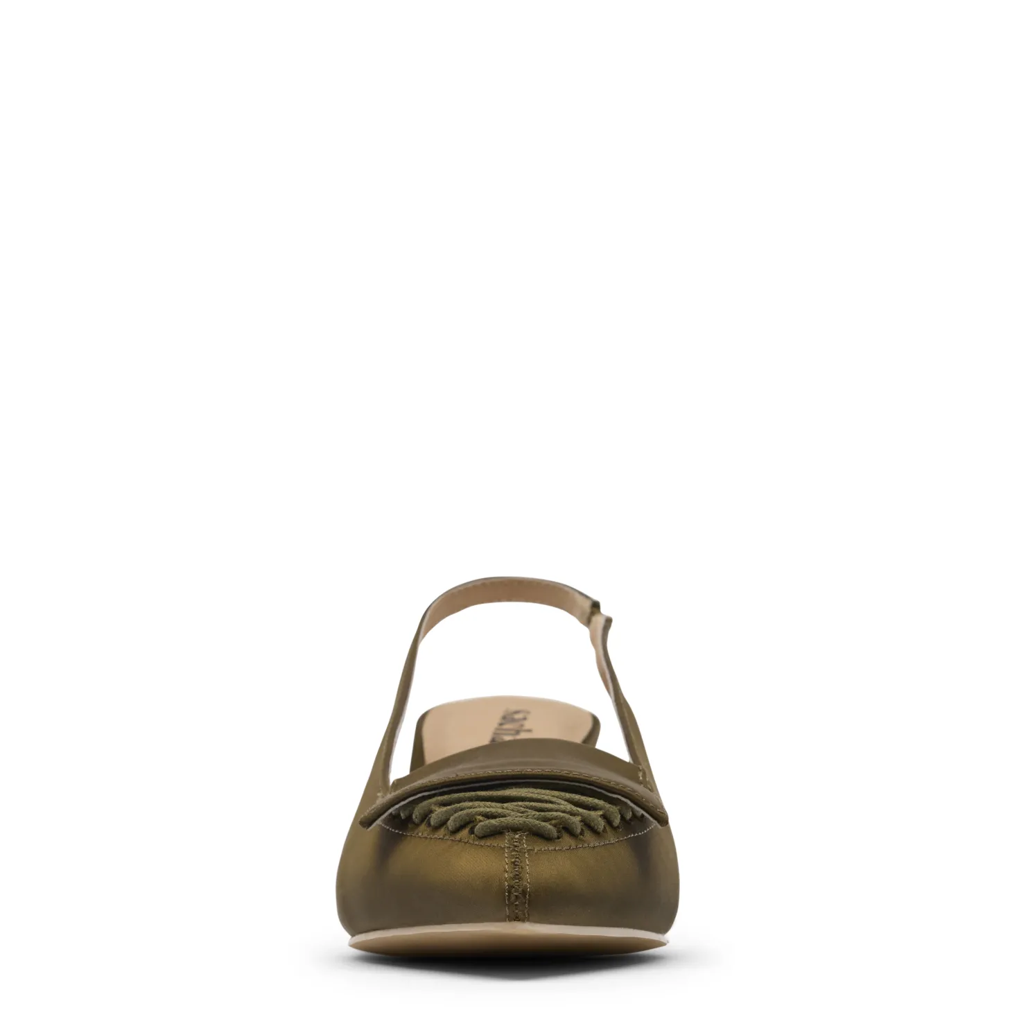 Groene slingbacks