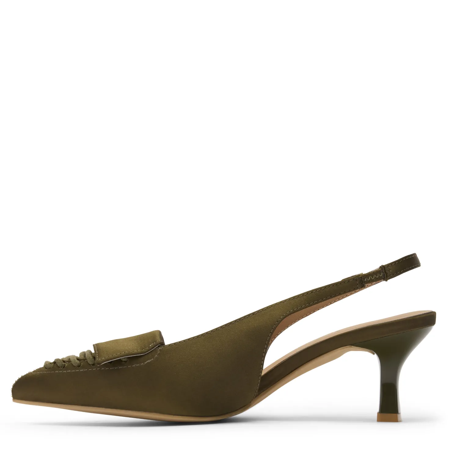 Groene slingbacks