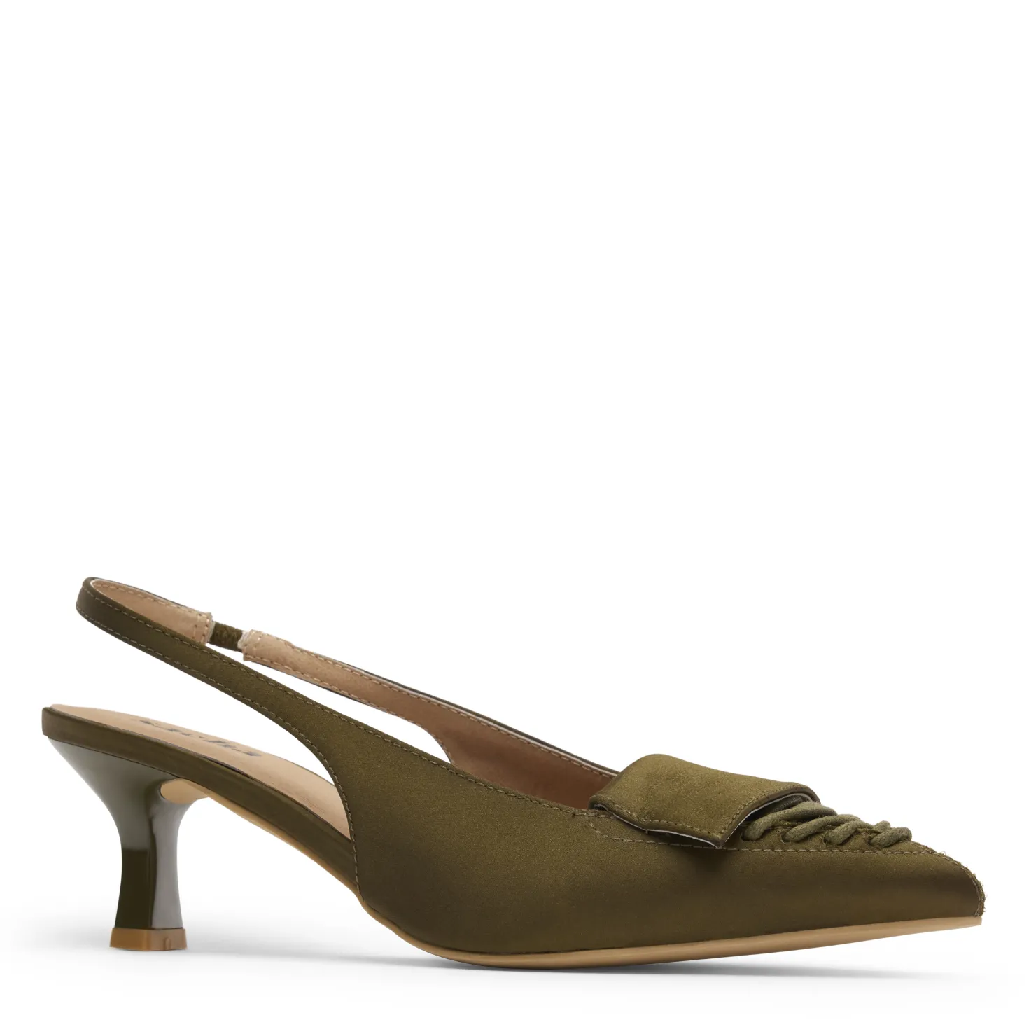 Groene slingbacks