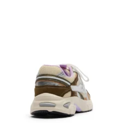 Groene sneakers met multicolor details