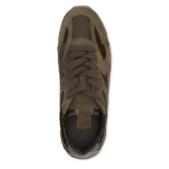 Groene suède sneakers