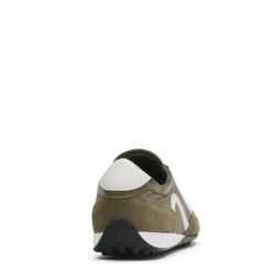 Groene suède sneakers