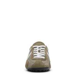Groene suède sneakers