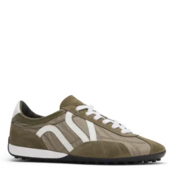 Groene suède sneakers