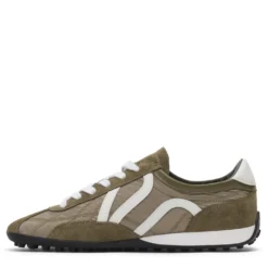 Groene suède sneakers