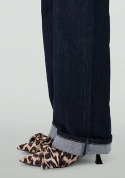 Leopard enkellaarsjes met hak