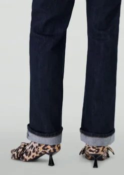 Leopard enkellaarsjes met hak