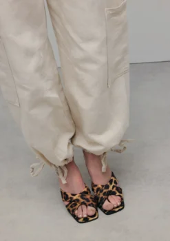 Leopard muiltjes met hak