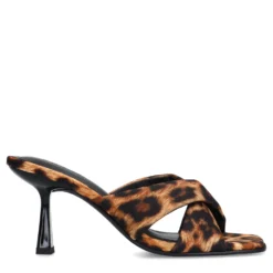 Leopard muiltjes met hak