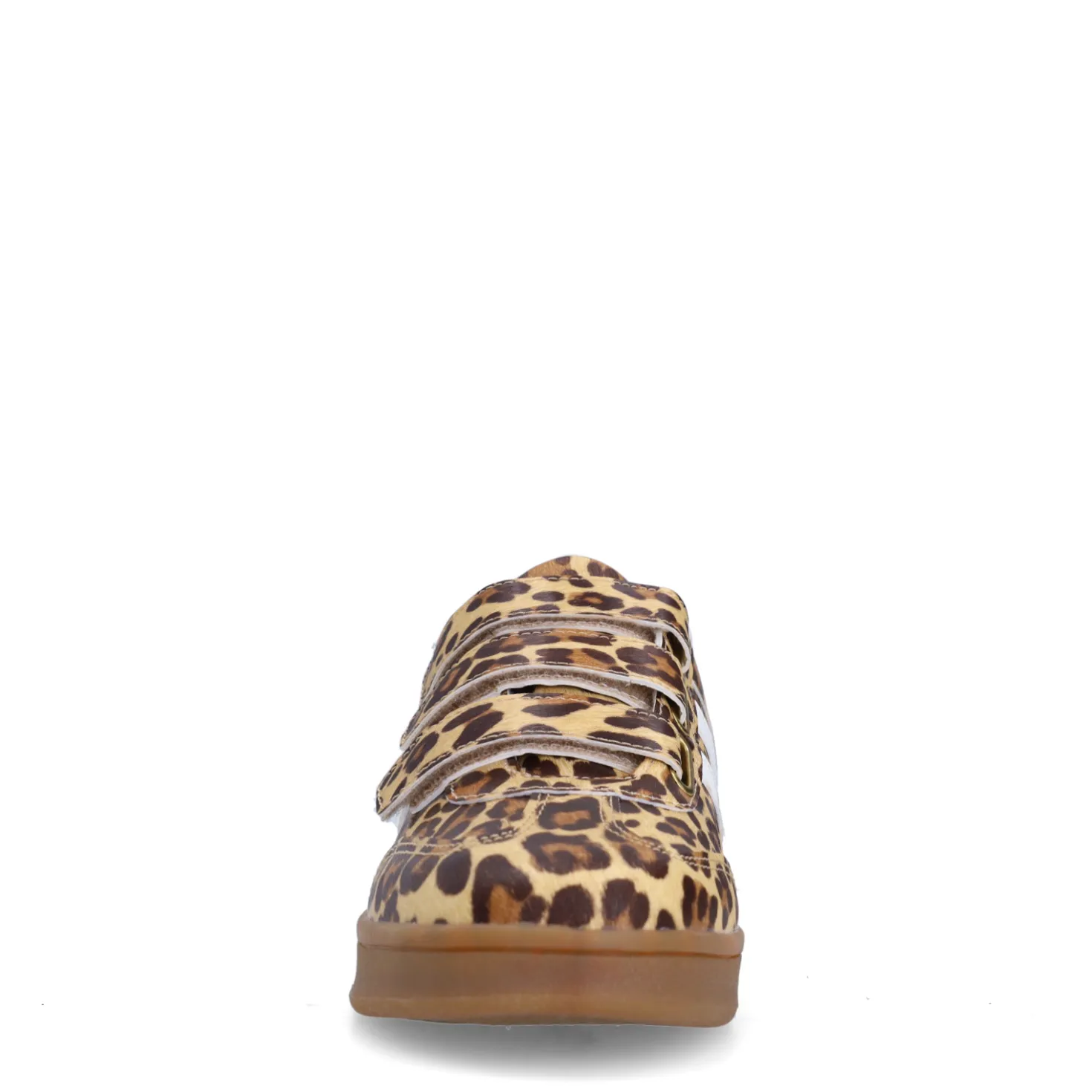 Leopard sneakers met klittenband