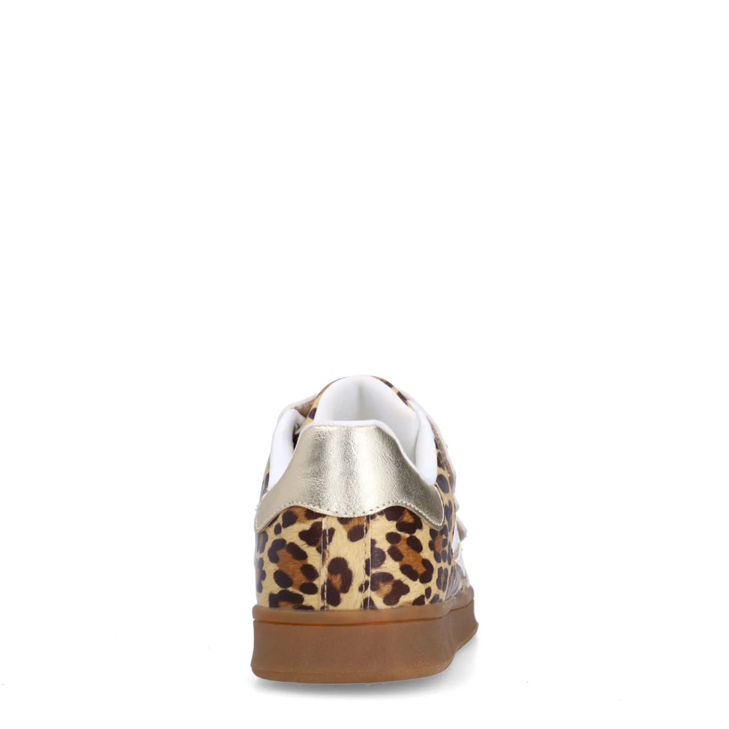 Leopard sneakers met klittenband