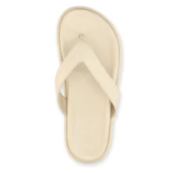 Off white leren slippers