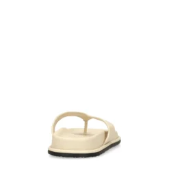 Off white leren slippers