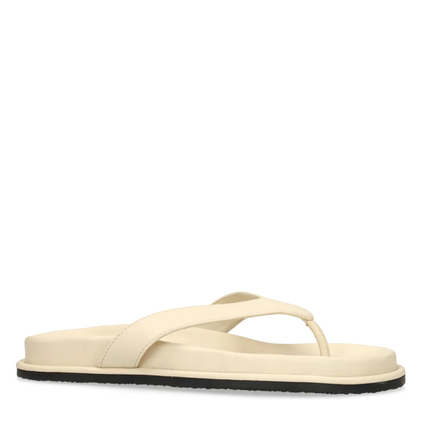 Off white leren slippers