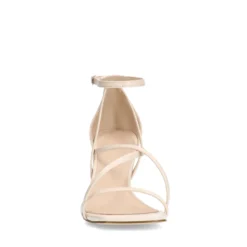 Off white sandalen met hak