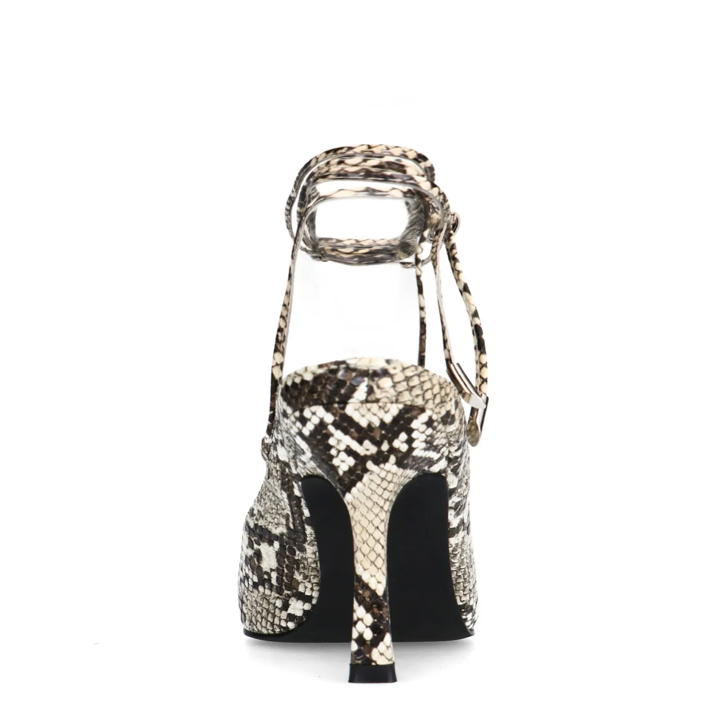 Pumps met snake print