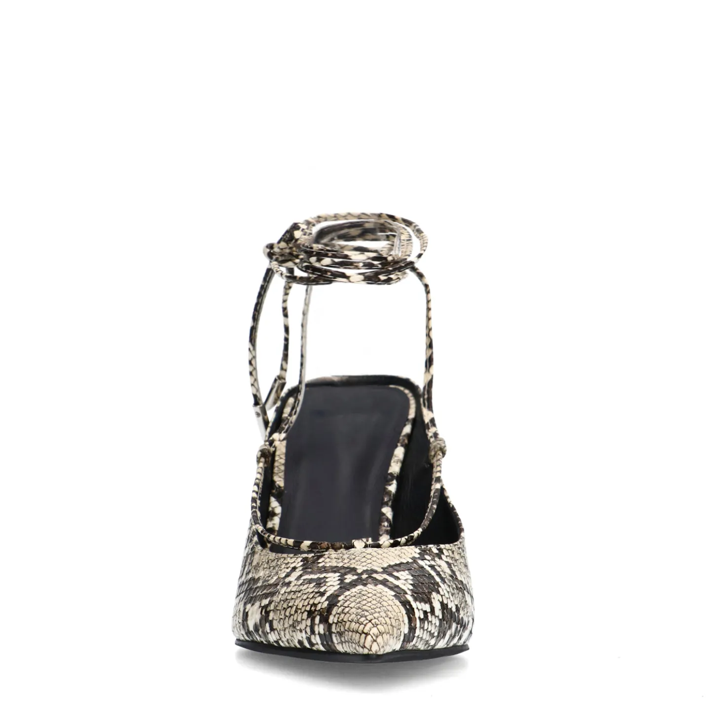 Pumps met snake print