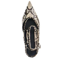 Pumps met snake print