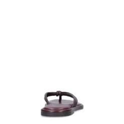Rode leren slippers