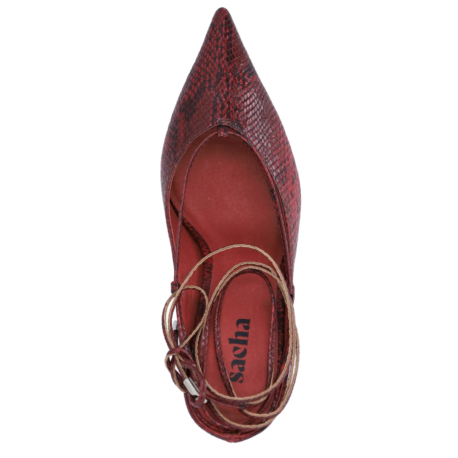 Rode snake pumps