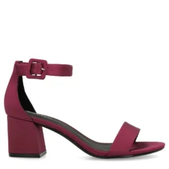 Roze sandalen met hak