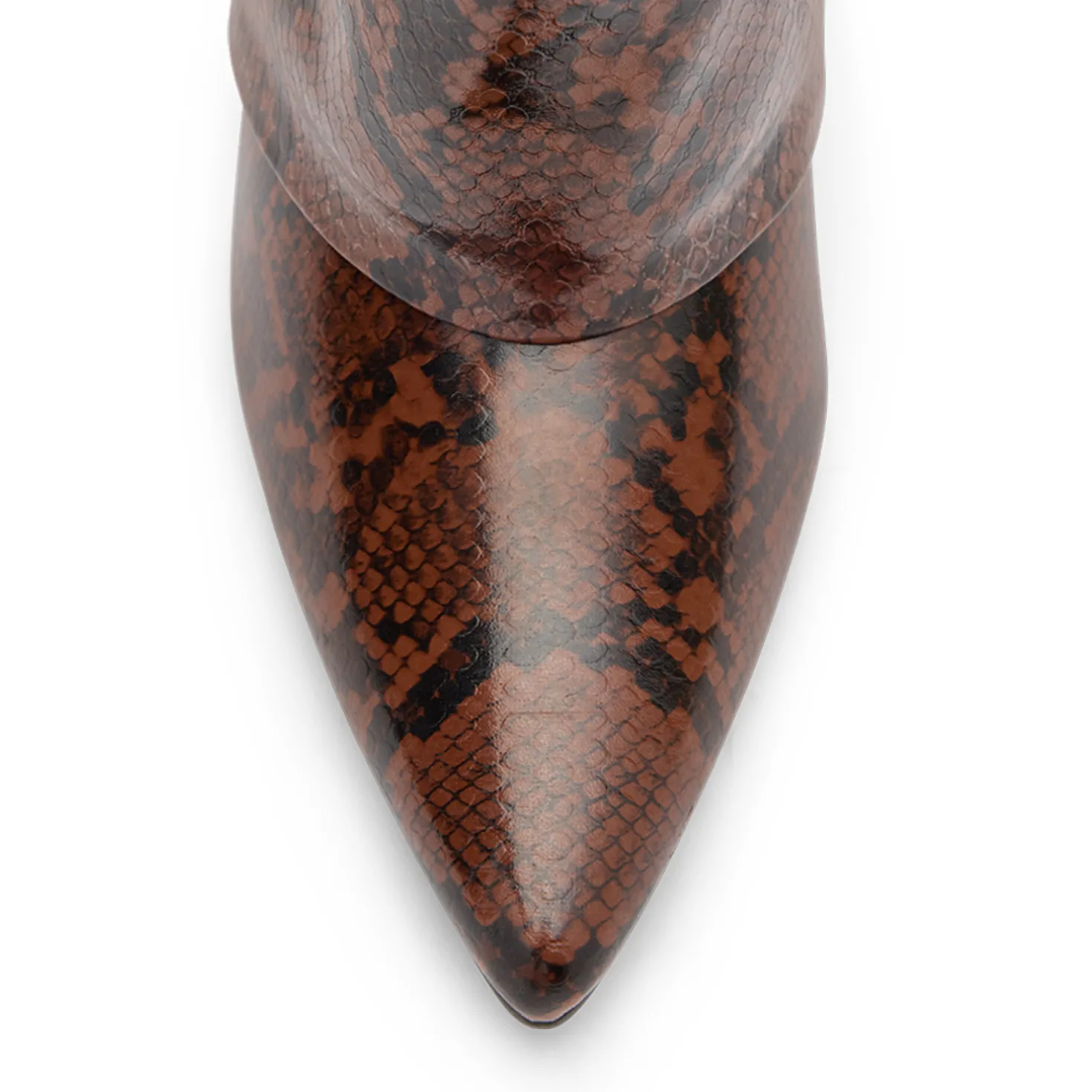 Snake hoge sleehak laarzen met flap