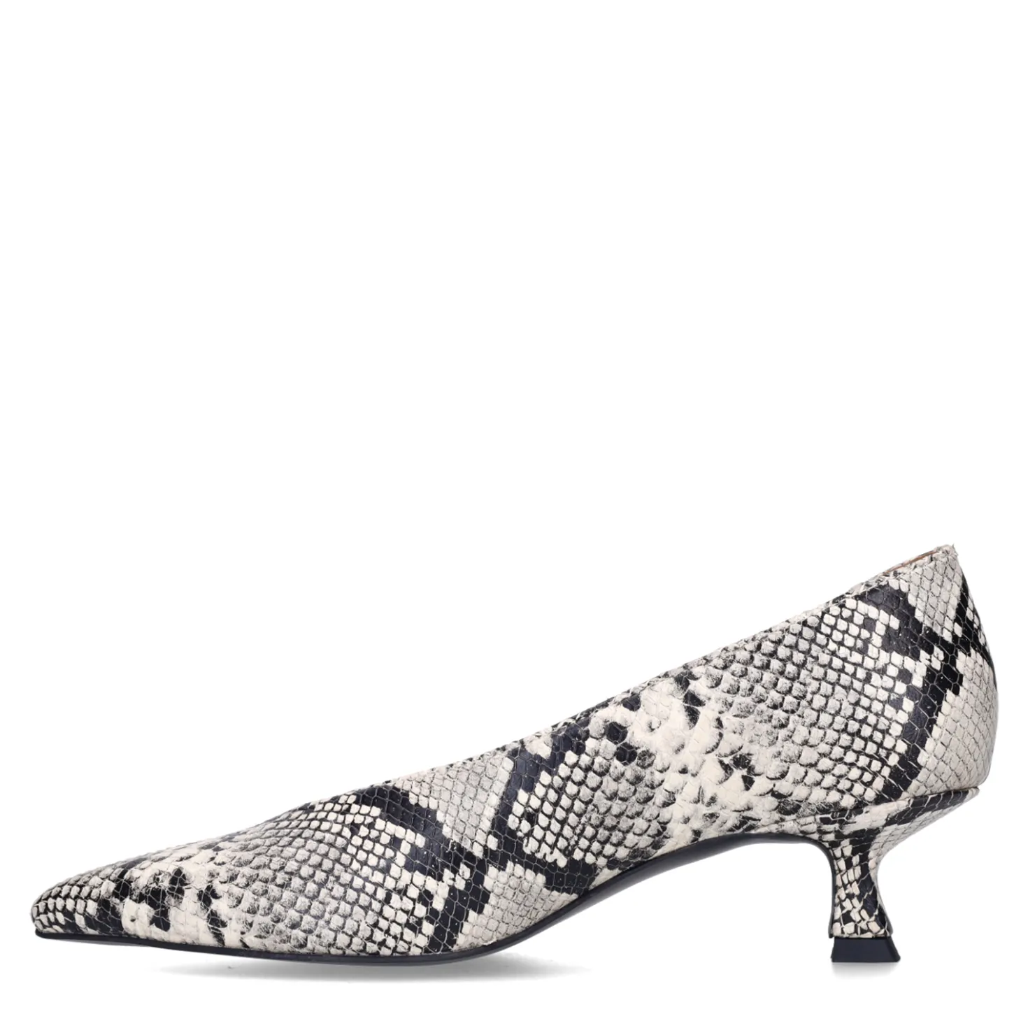 Snake leren pumps