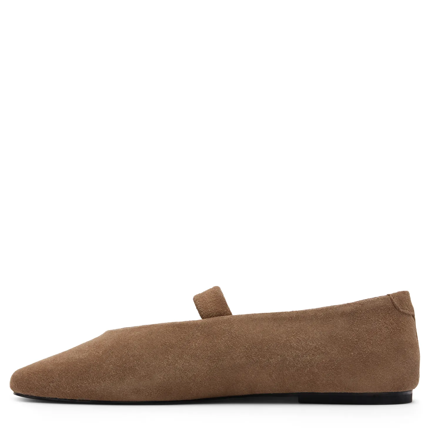 Taupe suède ballerina's