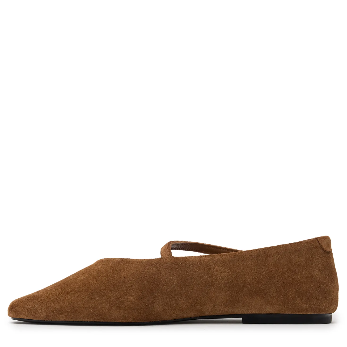 Taupe suède ballerina's