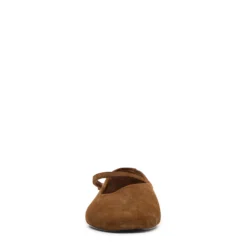 Taupe suède ballerina's