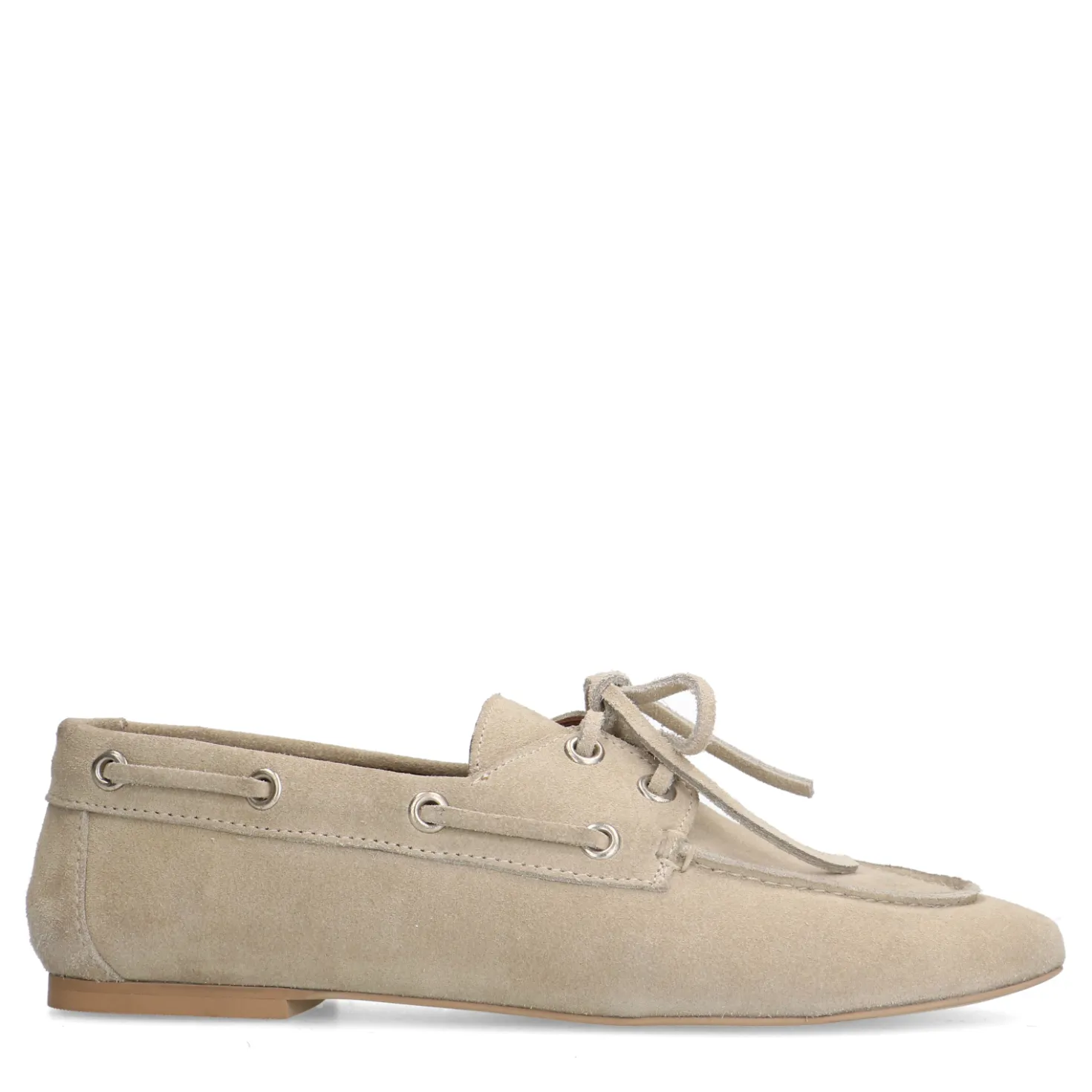 Taupe suède bootschoenen
