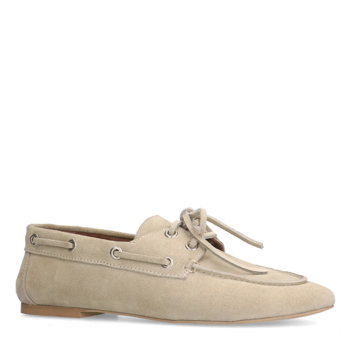 Taupe suède bootschoenen